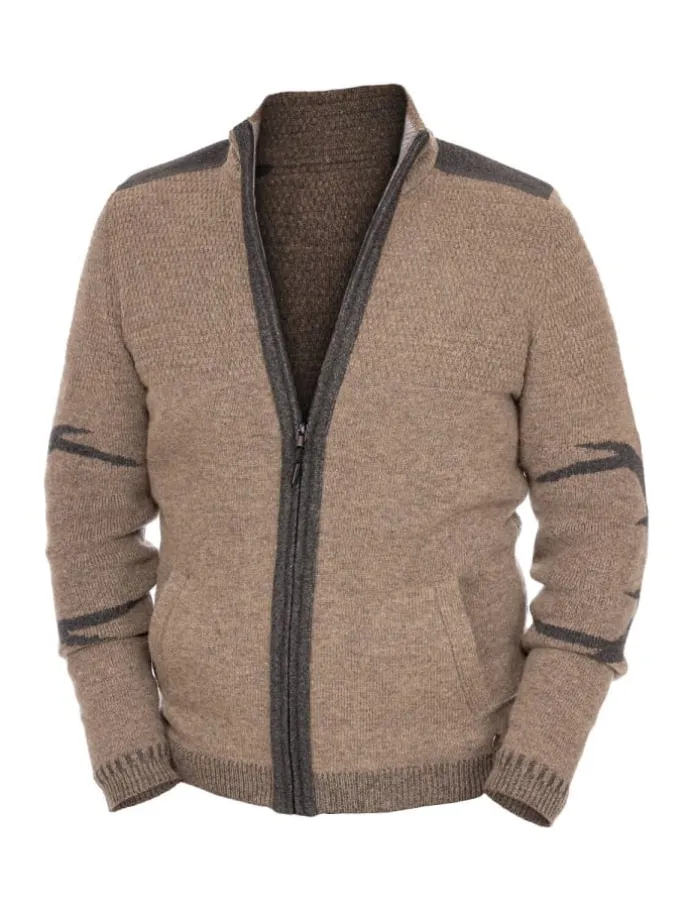 Strickjacke WULF in braun