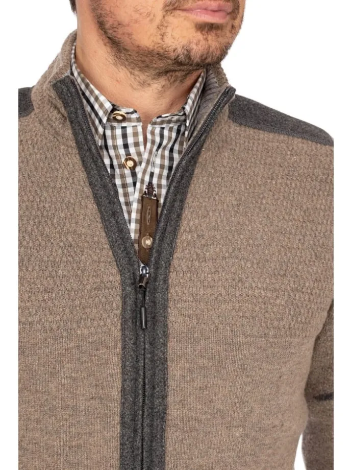 Strickjacke WULF in braun