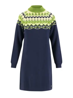 Strickkleid in Dunkelblau