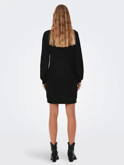 Strickkleid in Schwarz