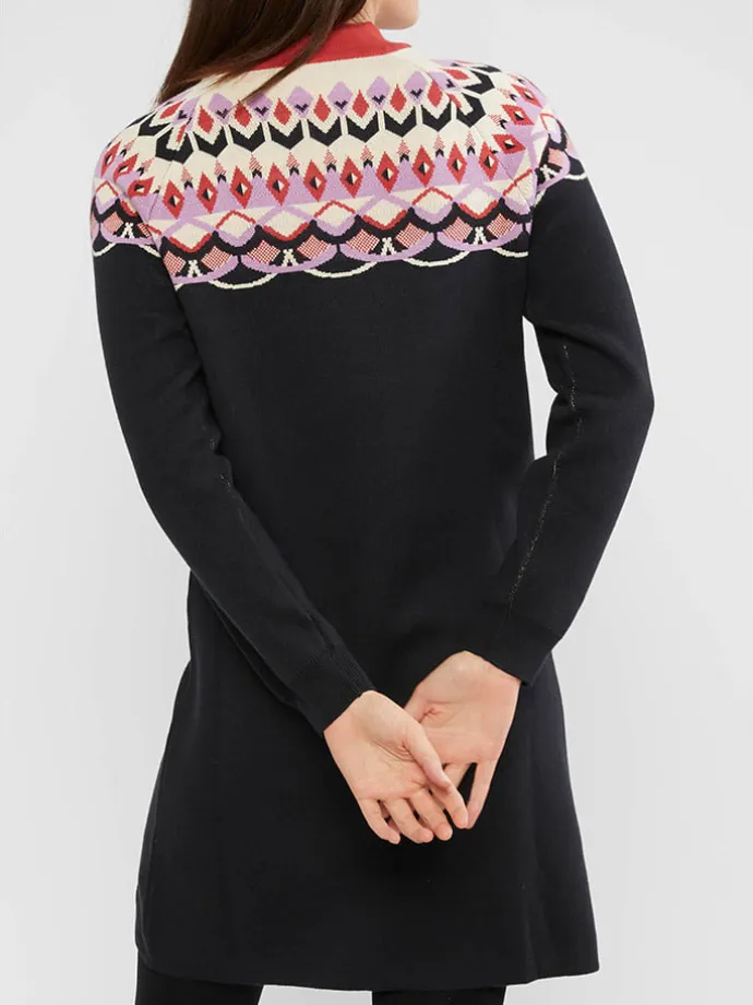 Strickkleid in Schwarz