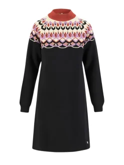 Strickkleid in Schwarz