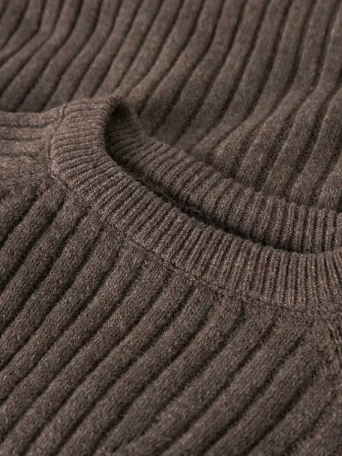 Strickkleid "Rikine" in Braun