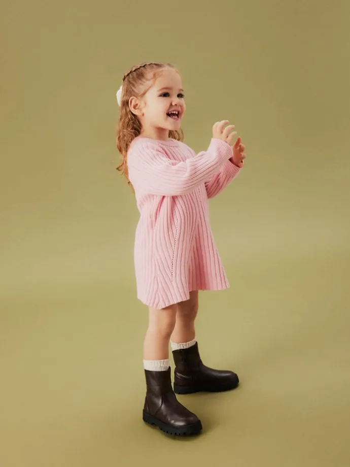 Strickkleid "Rikine" in Rosa