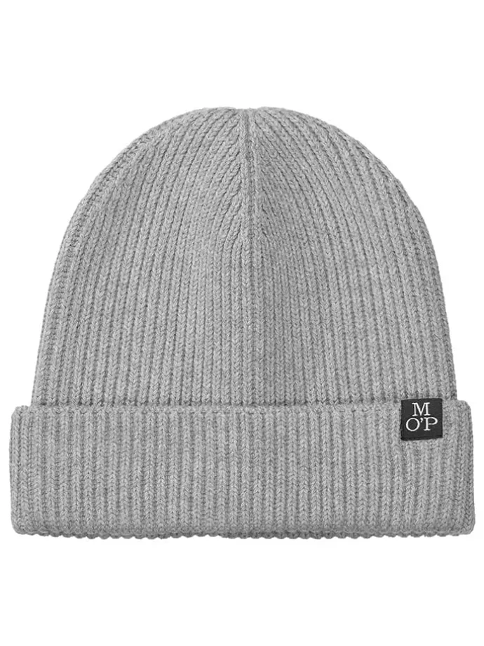 Strickmütze in Grau