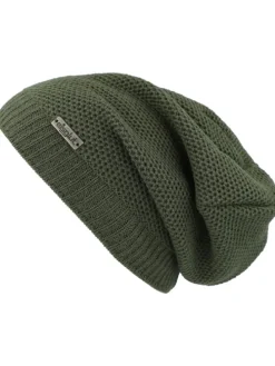 Strickmütze in grün