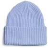 Strickmütze in Hellblau