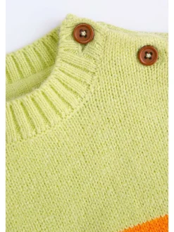 Strickpullover in bunt
