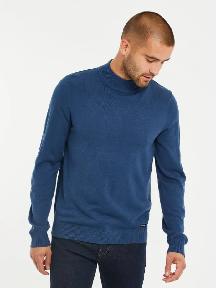 Strickpullover in Denim Blue