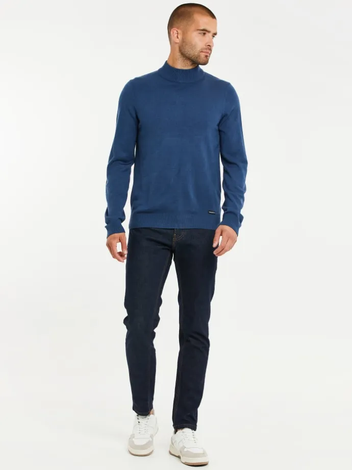 Strickpullover in Denim Blue