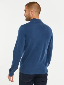 Strickpullover in Denim Blue