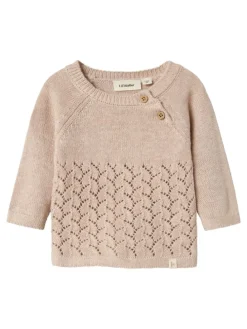 Strickpullover in Pastel Parchment
