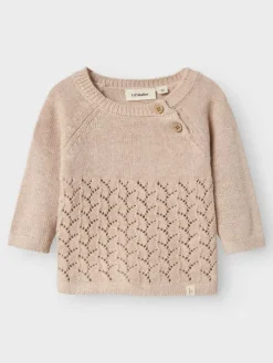 Strickpullover in Pastel Parchment