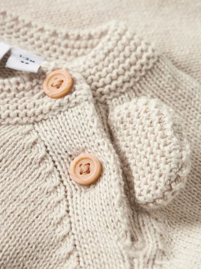 Strickpullover in Peyote Melange