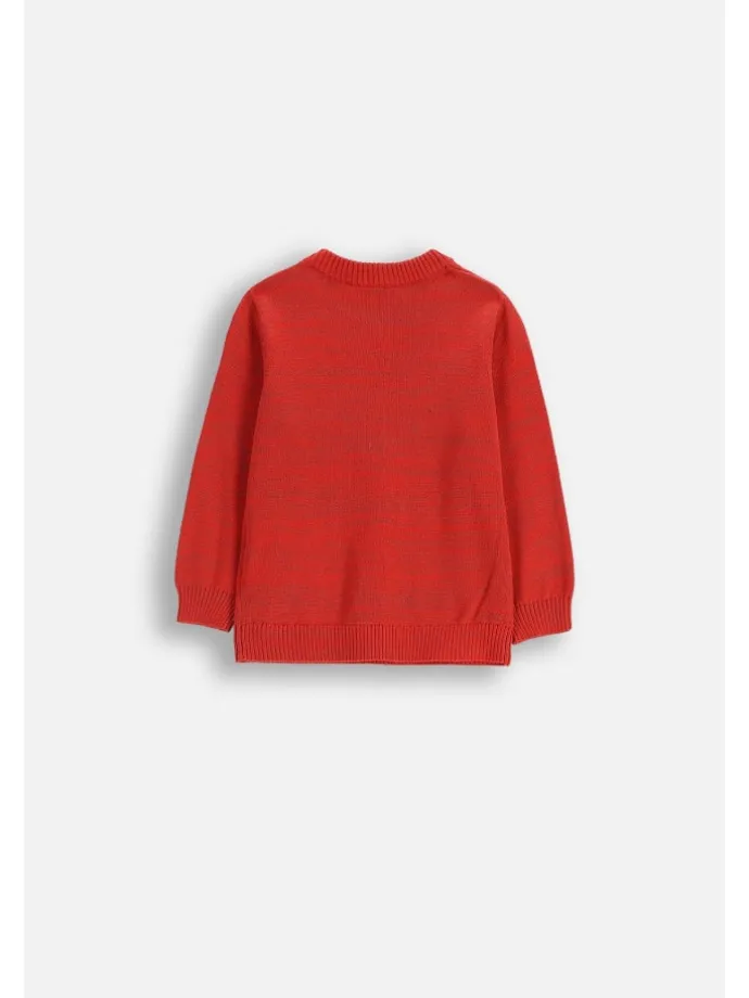Strickpullover in rot