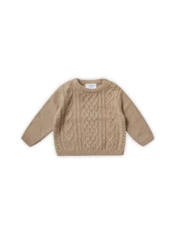 Strickpullover Kinder in beige