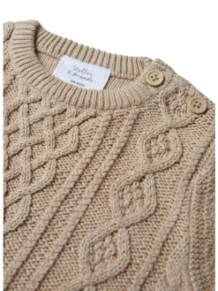 Strickpullover Kinder in beige