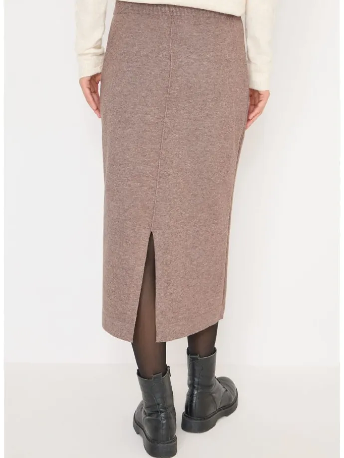 Strickrock in Beige