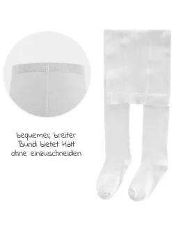 Strumpfhose 2er Pack - Weiß in weiss