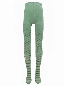 Strumpfhose "Igel" in Grün
