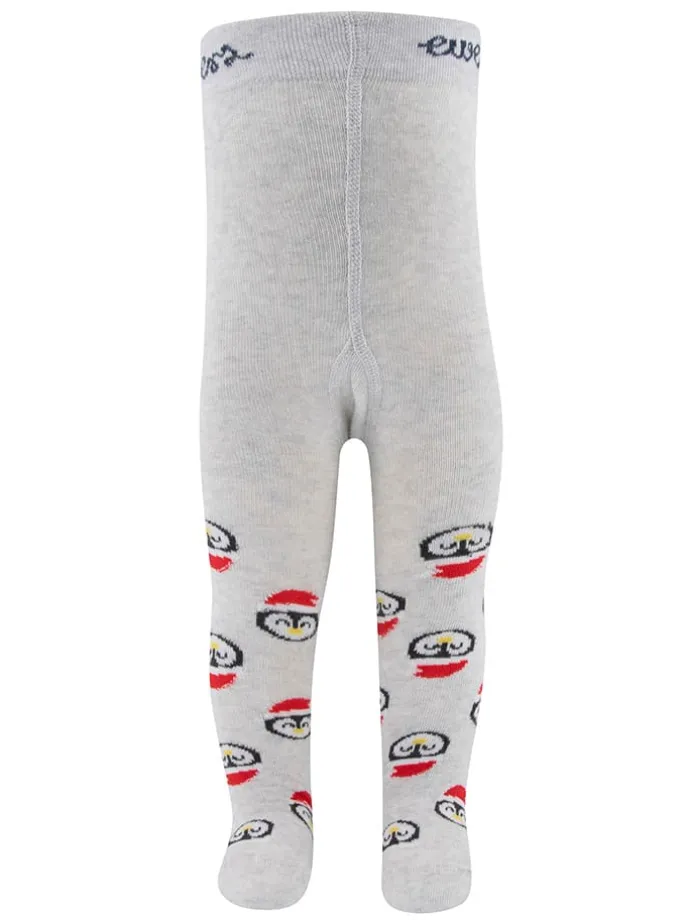Strumpfhose in Grau/ Bunt