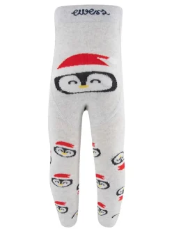 Strumpfhose in Grau/ Bunt