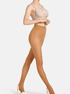 Strumpfhose "Shape & Active" in Hellbraun - 40 DEN