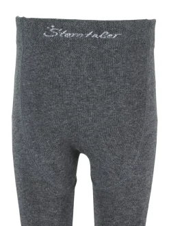 Strumpfhose uni in anthrazit mel.