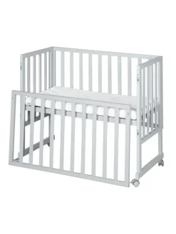 Stuben- & Beistellbett safe asleep® 3in1 taupe/grau höhenverstellbar