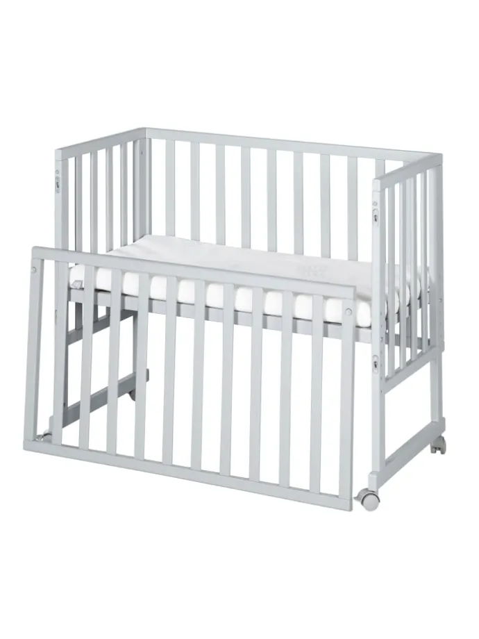 Stuben- & Beistellbett safe asleep® 3in1 taupe/grau höhenverstellbar
