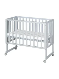 Stuben- & Beistellbett safe asleep® 3in1 taupe/grau höhenverstellbar