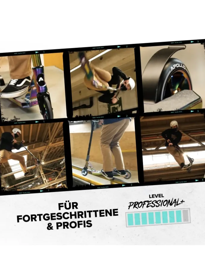 Stunt Scooter " Genesis Pro X - Türkis/Gold " in türkis/gold