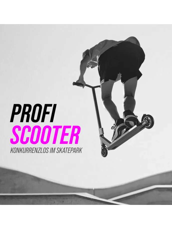 Stunt Scooter Kinder " Hawk " in Black
