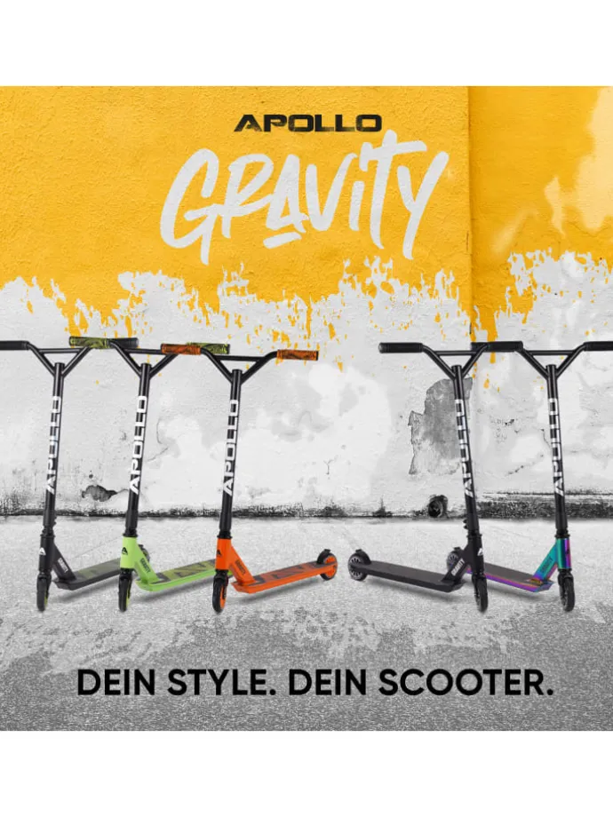 Stuntscooter Kinder " Gravity " in Green