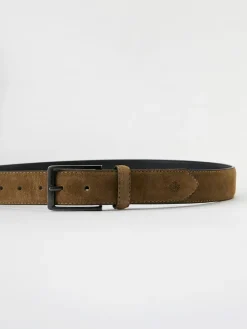 Suede Belt in MARRON / BRAUN