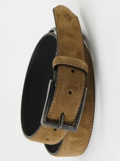 Suede Belt in MARRON / BRAUN