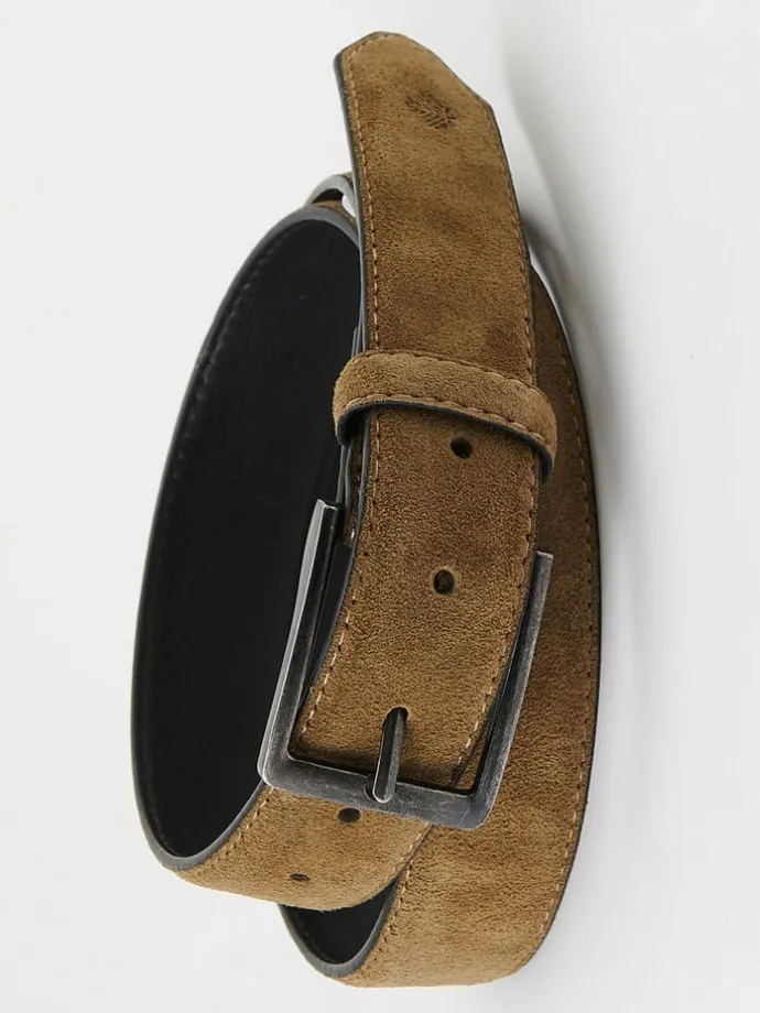 Suede Belt in MARRON / BRAUN