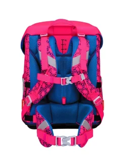 Sunny II Neon Safety Schulranzen-Set 4-teilig in pink glow