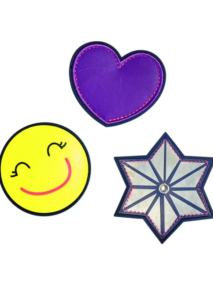 Sunny II Neon Safety Schulranzen-Set 4-teilig in pink glow