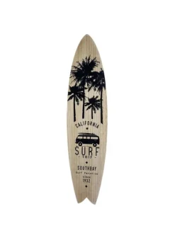 Surfbrett in schwarz