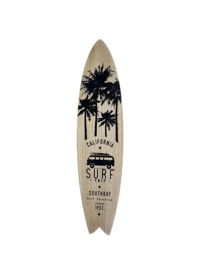Surfbrett in schwarz