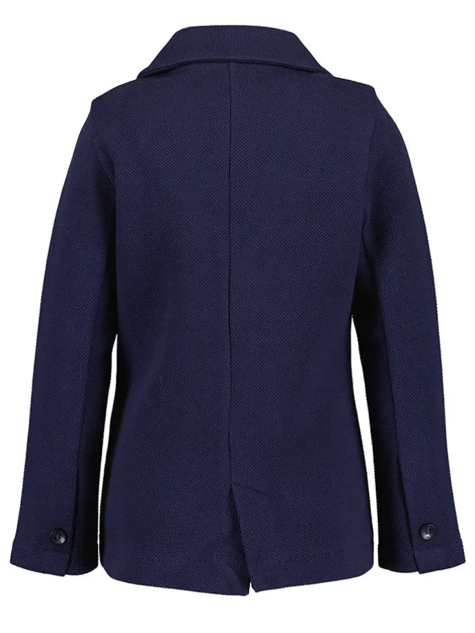 Sweat-Blazer in Dunkelblau