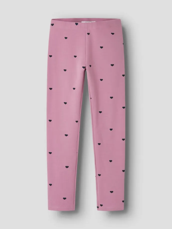 Sweateggings NKFDAVINA AOP SWE LEGGING BRU in mauve orchid