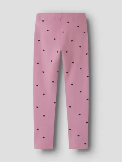 Sweateggings NKFDAVINA AOP SWE LEGGING BRU in mauve orchid