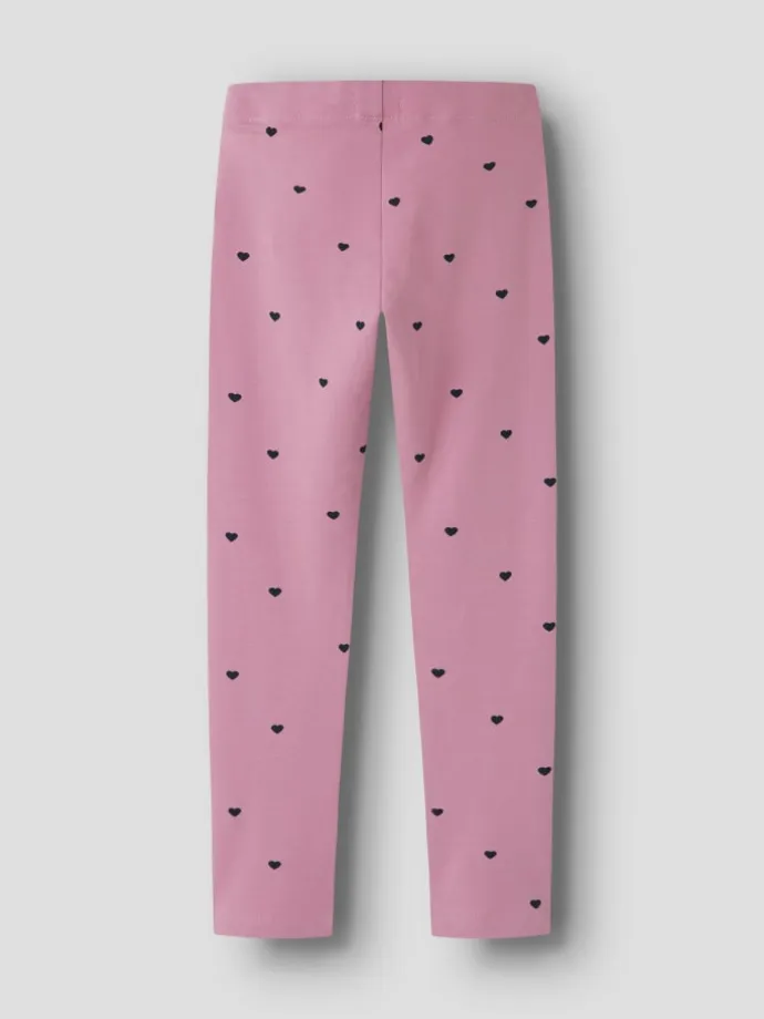 Sweateggings NKFDAVINA AOP SWE LEGGING BRU in mauve orchid