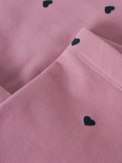 Sweateggings NKFDAVINA AOP SWE LEGGING BRU in mauve orchid