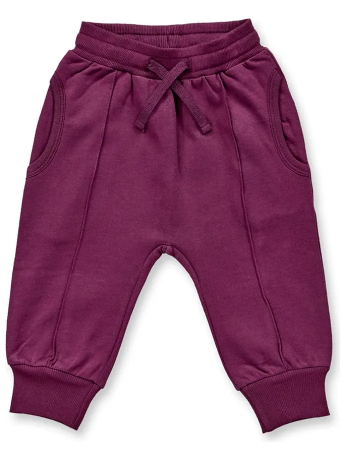Sweathose "Nevin" in Aubergine