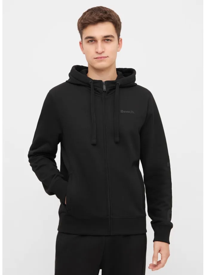 Sweatjacke "Braxton" in Schwarz