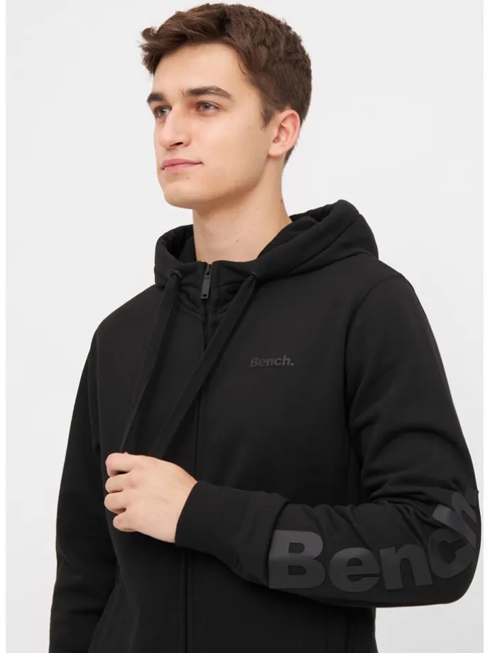 Sweatjacke "Braxton" in Schwarz