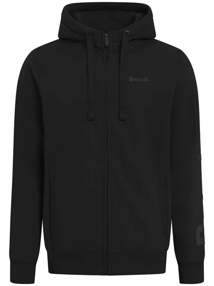 Sweatjacke "Braxton" in Schwarz